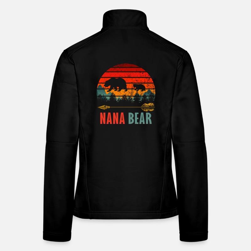 ours nana Veste en tissu softshell Femme