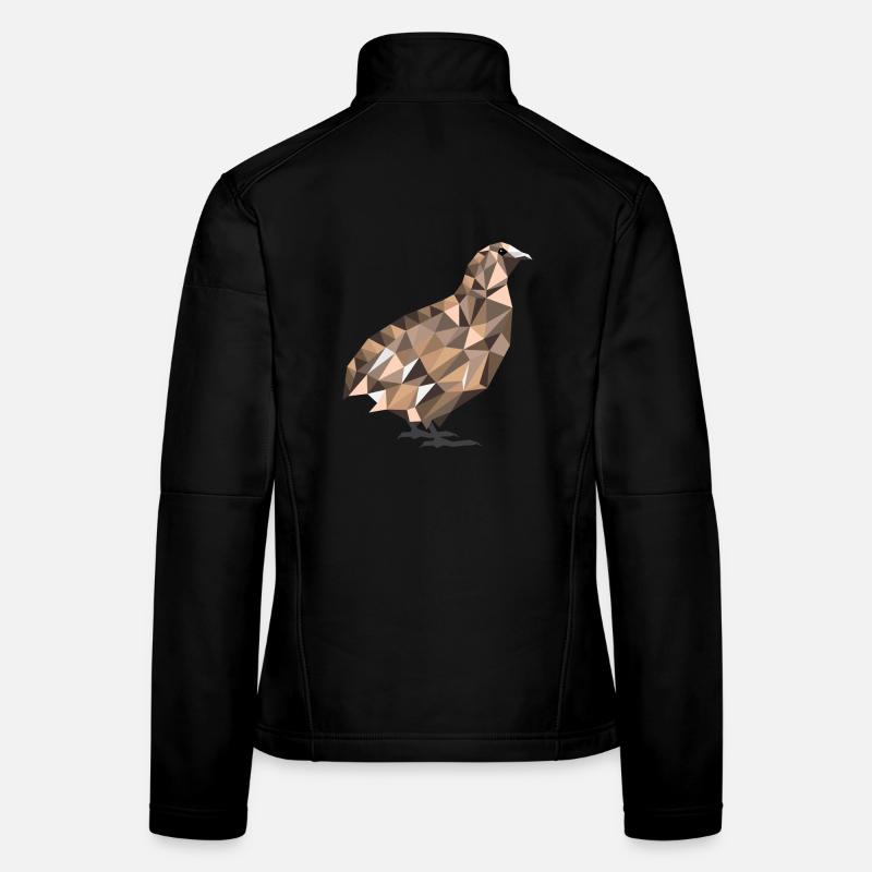 Polygon Quail Quail Breeder Quail Gift Women's Softshell Jacket