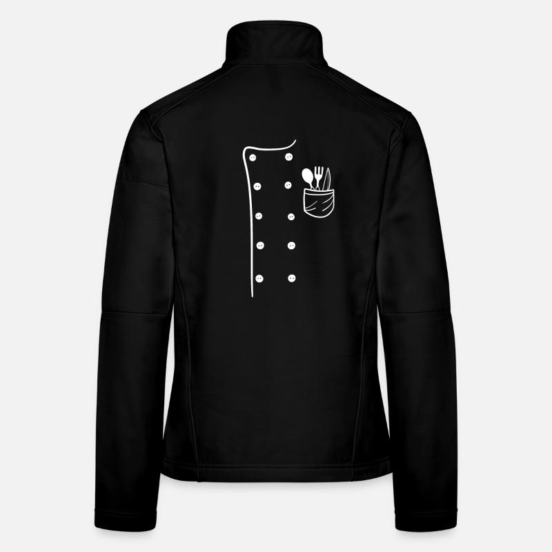 Koch - Frauen Softshelljacke - Schwarz