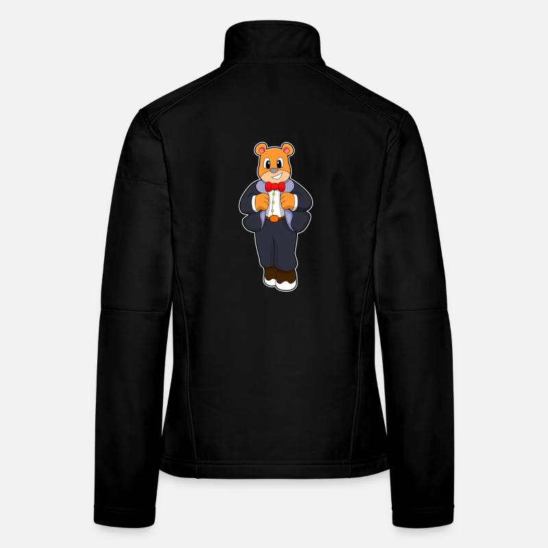Ours en tant que marié avec costume Veste en tissu softshell Femme