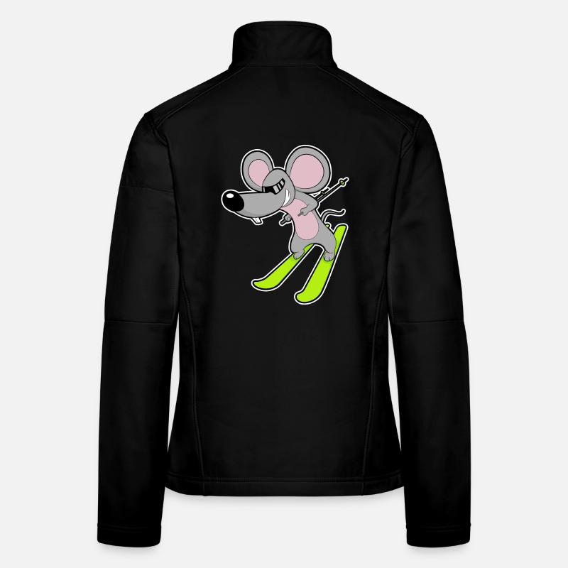 Ski Souris Veste en tissu softshell Femme