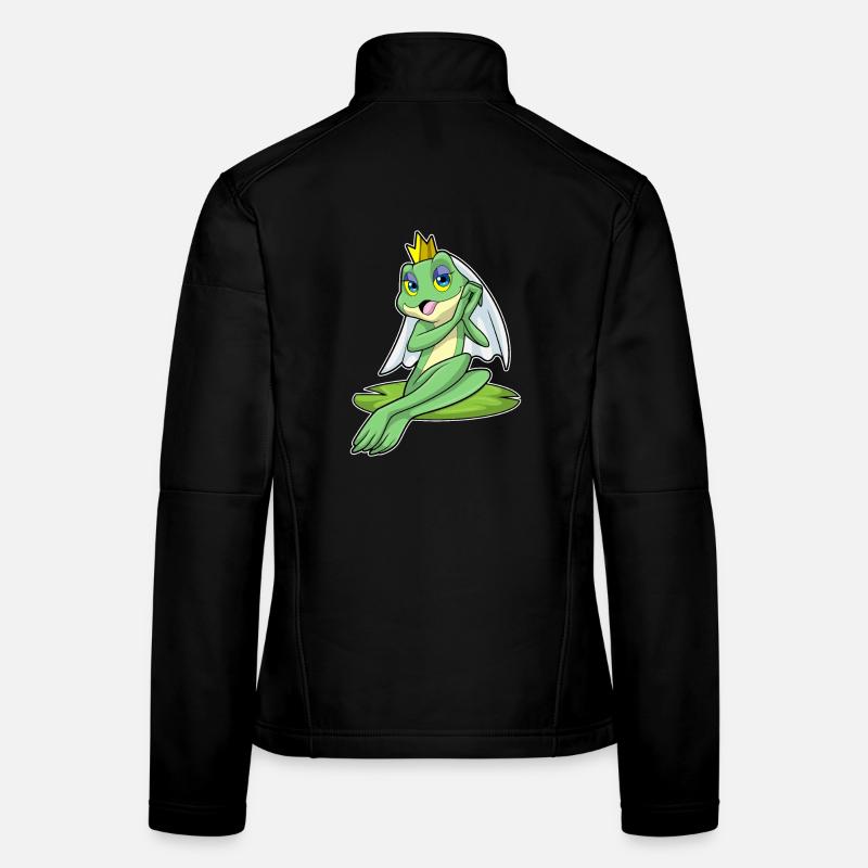 Frosch Braut Schleier Hochzeit Frauen Softshelljacke