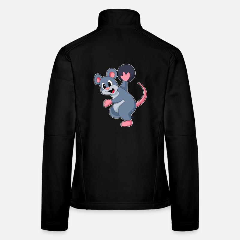 Rat Bowling Bowling Ball Women's Softshell Jacket