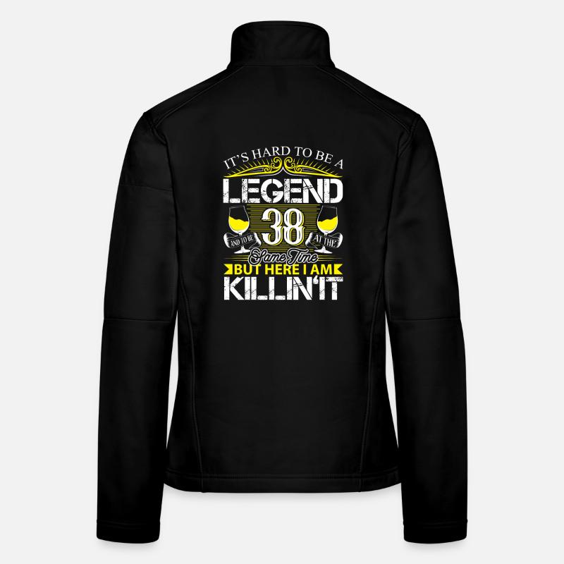 38th Birthday Legend Women's Softshell Jacket