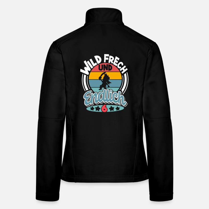 Pirat 6. Geburtstag Kinder Frauen Softshelljacke