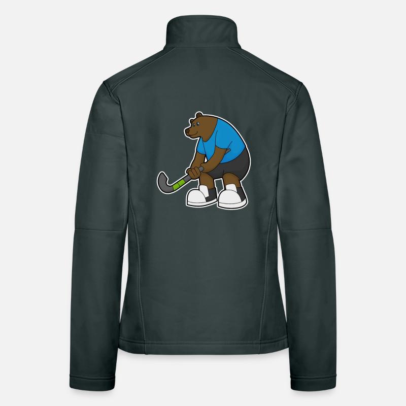 Hockey sur gazon Bear Stick Veste en tissu softshell Femme