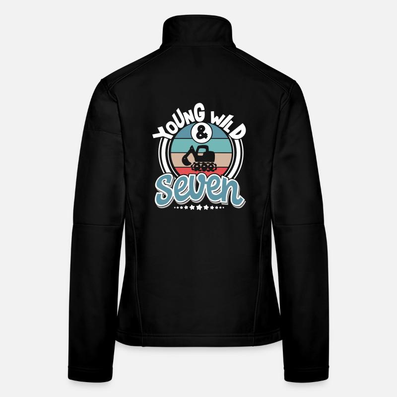 Pelles 7 ans d’anniversaire d’enfant Veste en tissu softshell Femme