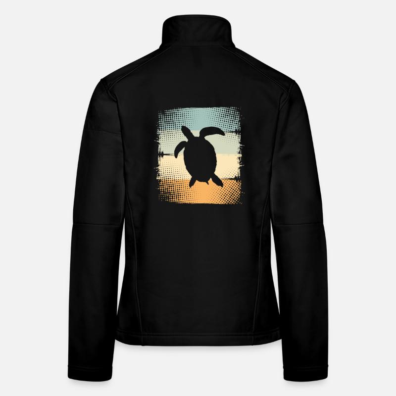 Schildkröte Frauen Softshelljacke