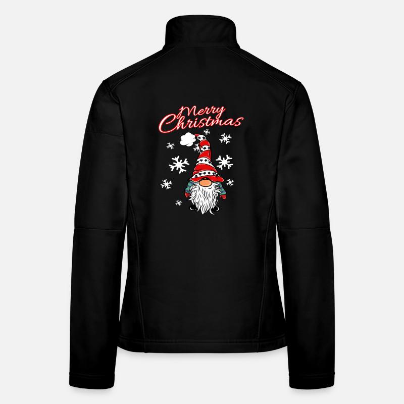 Gnome Christmas Gnome Women's Softshell Jacket