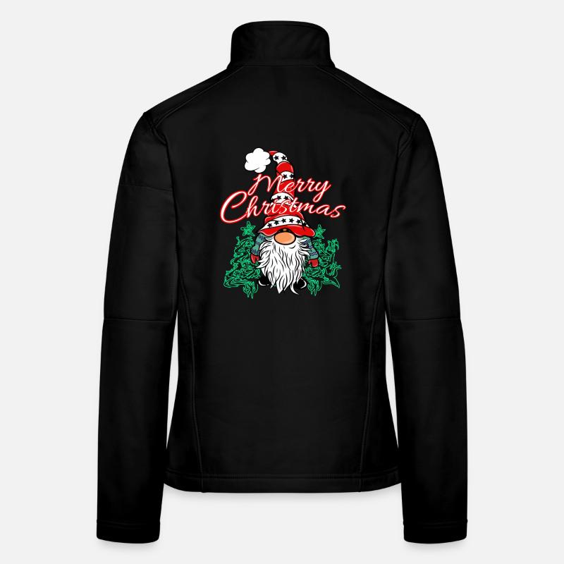 Gnome de Noël Gnom Veste en tissu softshell Femme