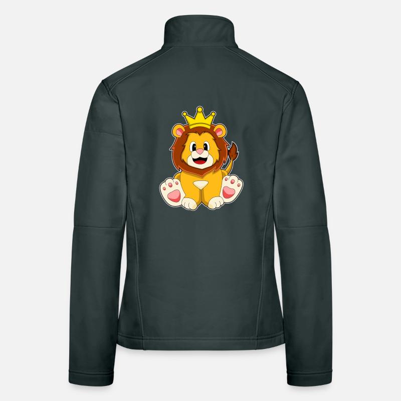 Löwe Krone Frauen Softshelljacke