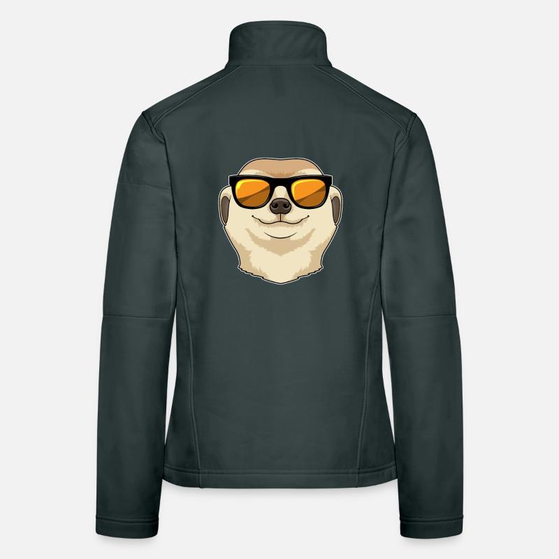 Erdmännchen Sonnenbrille Frauen Softshelljacke