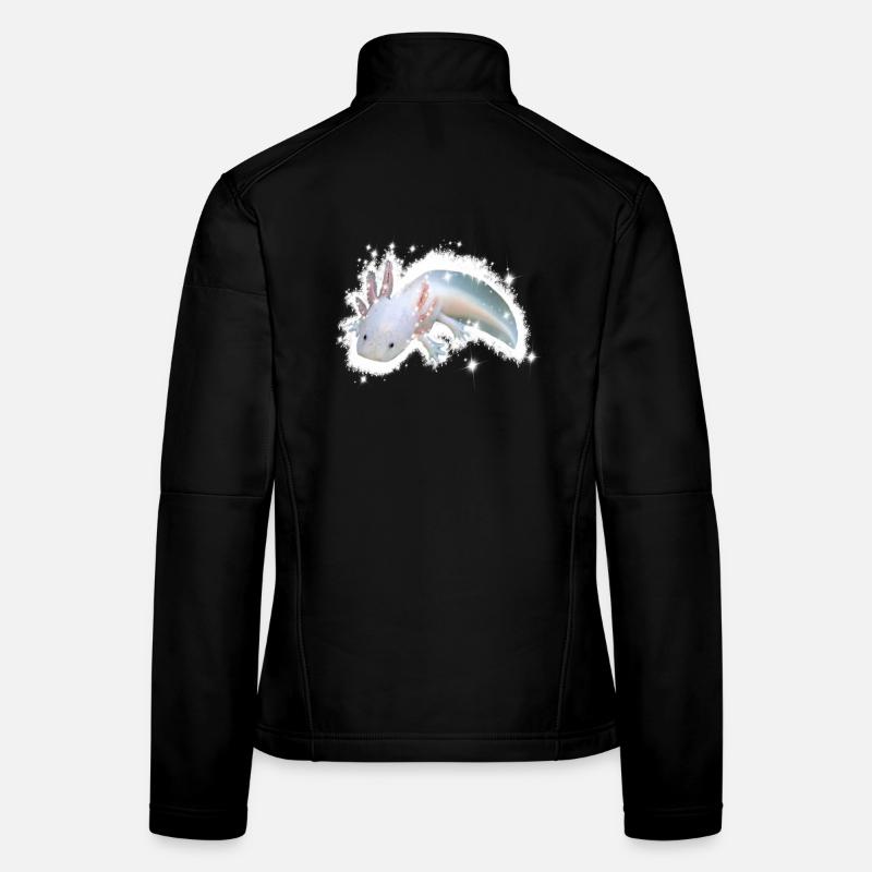 white axolotl Women's Softshell Jacket