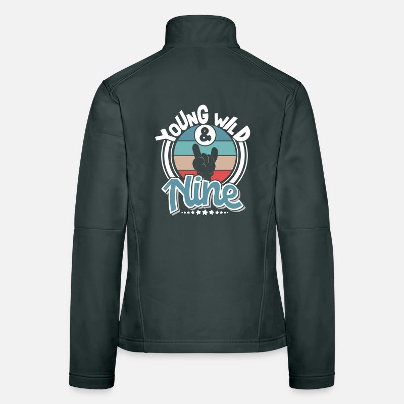 9 years 9th birthday Women's Softshell Jacket