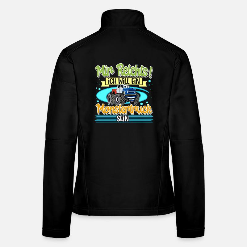 Monstertruck Frauen Softshelljacke