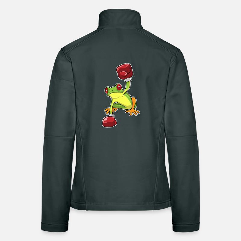 Frosch Boxer Boxhandschuhe Boxen Frauen Softshelljacke