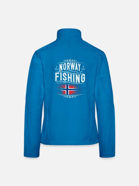 Norvège Pêcheur pêcheur - Veste en tissu softshell Femme - noir - Dos