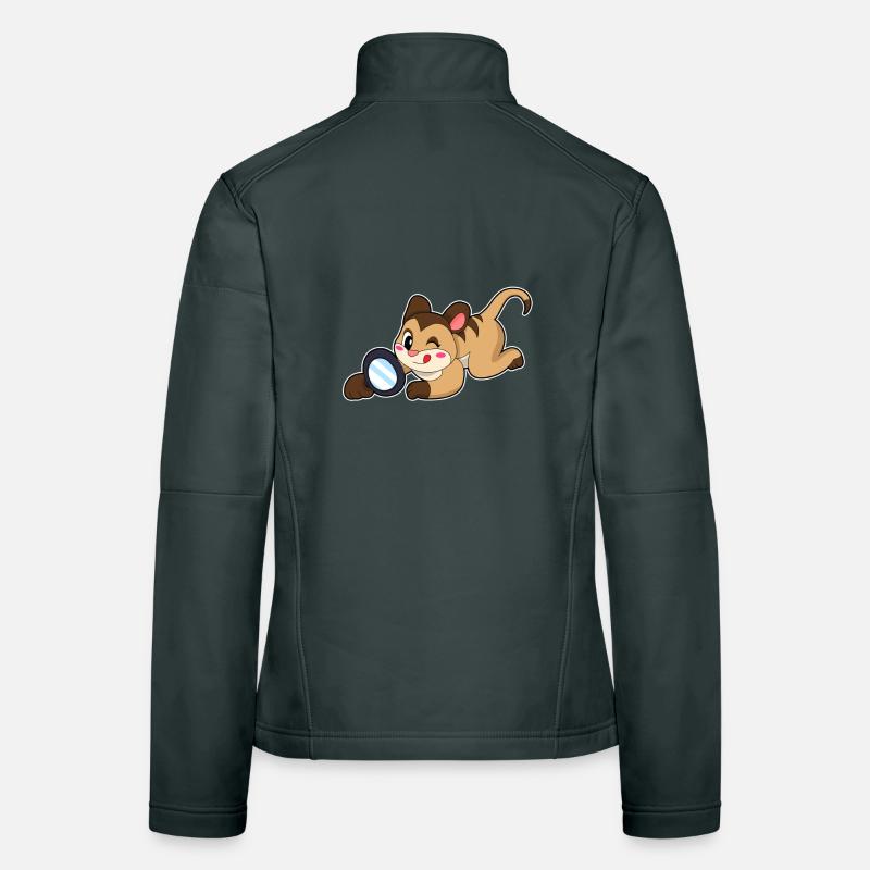 Erdmännchen Detektiv Lupe Frauen Softshelljacke