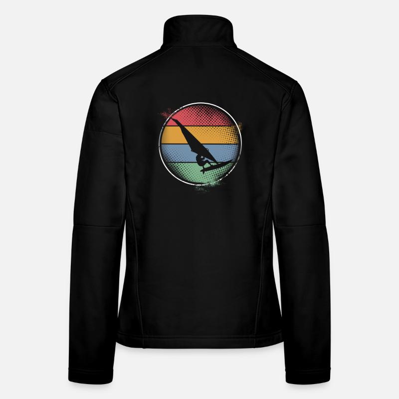 Surfer Surfen Frauen Softshelljacke