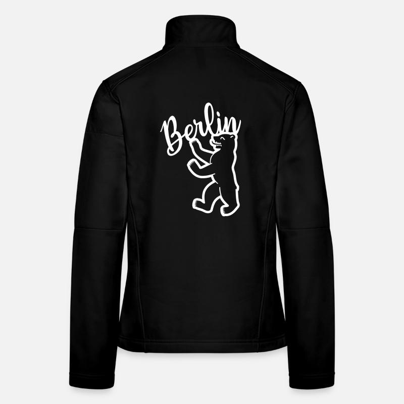 Ours de Berlin Veste en tissu softshell Femme