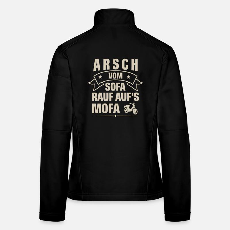Mofa Mofafahrer Frauen Softshelljacke