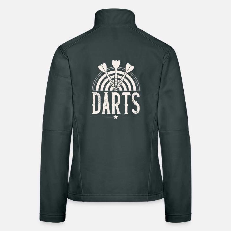 Dart Darten Darts Women's Softshell Jacket