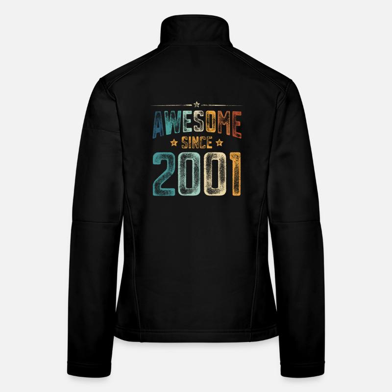 2001 Naissance Année de naissance Veste en tissu softshell Femme