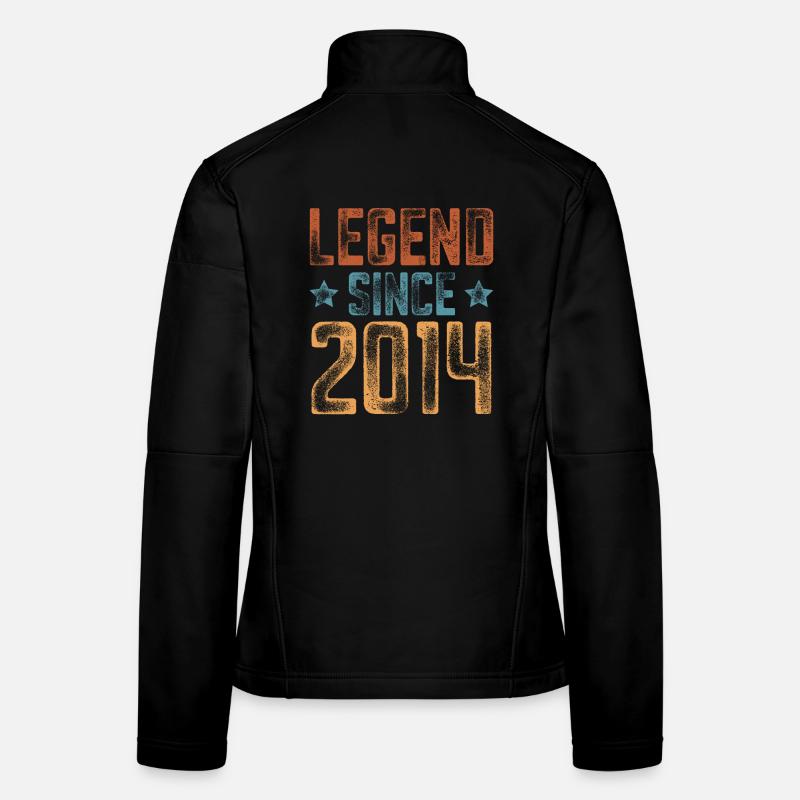 2014 Naissance Année de naissance Anniversaire Veste en tissu softshell Femme