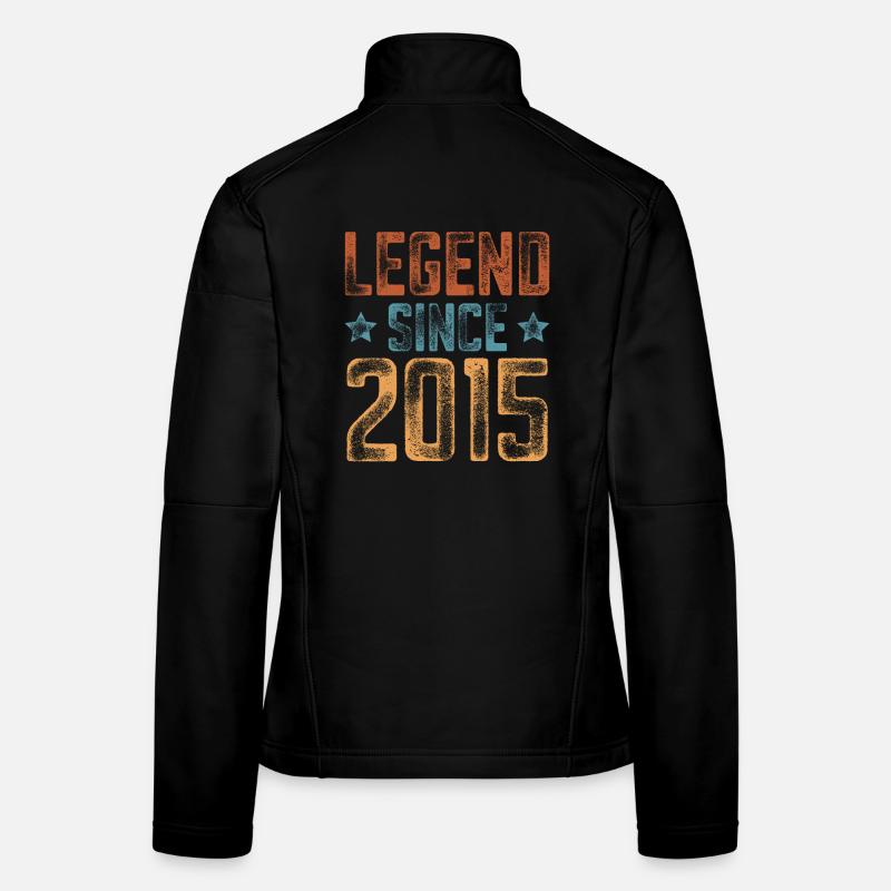 2015 Naissance Année de naissance Anniversaire Veste en tissu softshell Femme