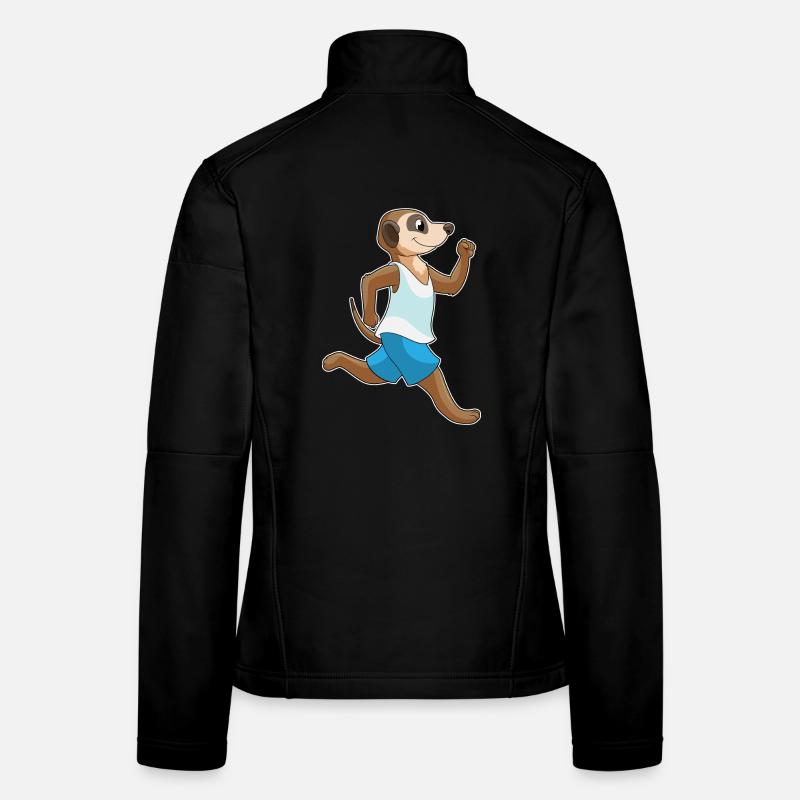Jogging sportif de suricate Veste en tissu softshell Femme