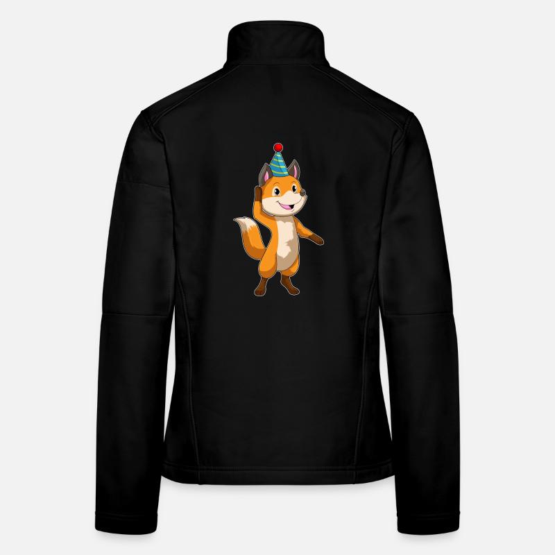 Fuchs Geburtstag Partyhut Frauen Softshelljacke