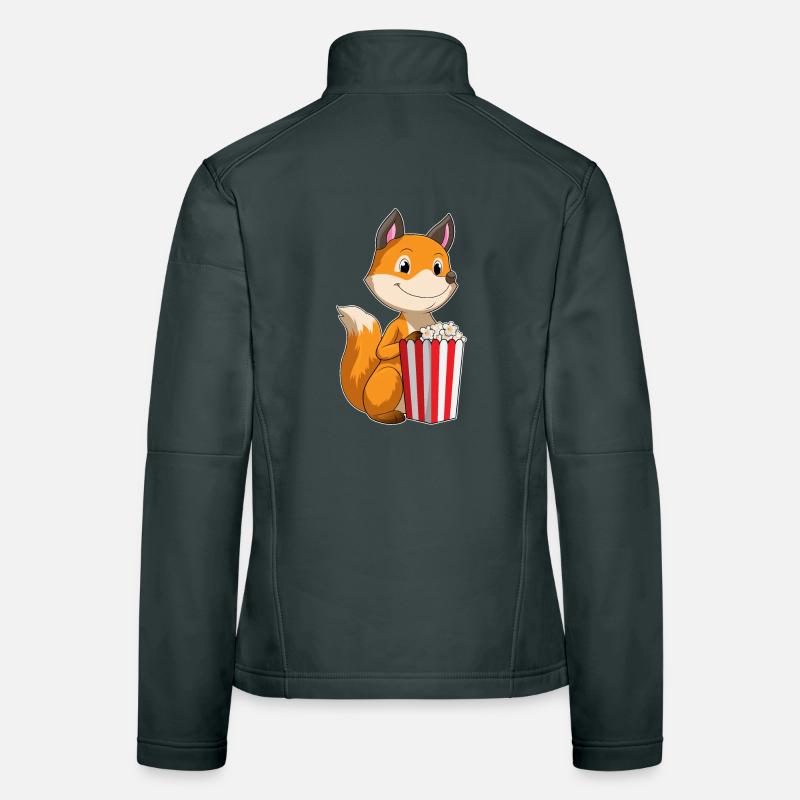 Popcorn renard Veste en tissu softshell Femme