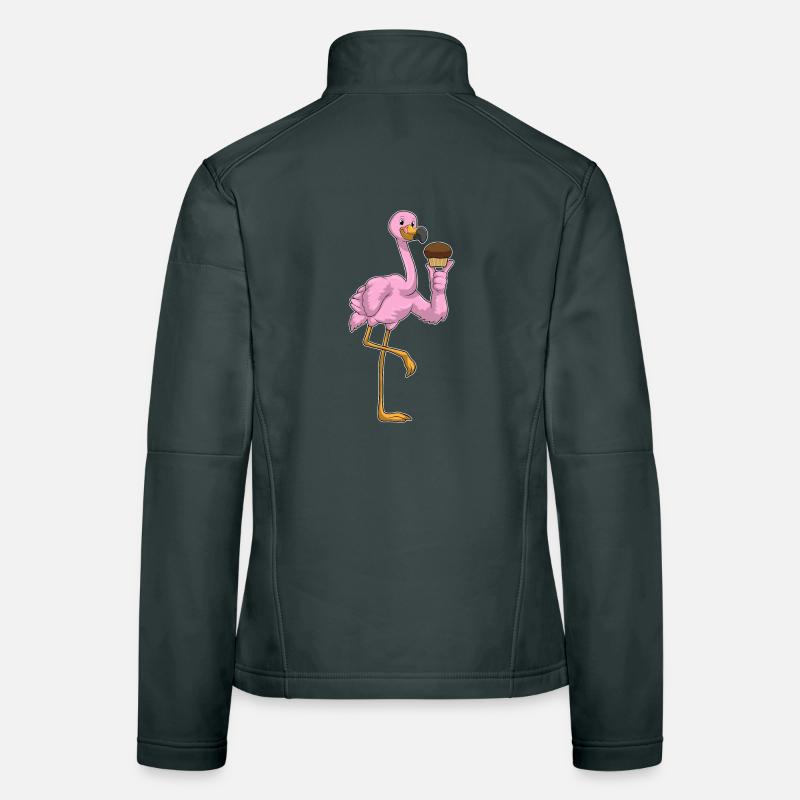 Flamingo Muffin Women's Softshell Jacket