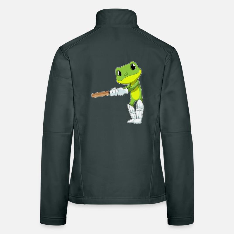 Frosch Cricket Cricketschläger Frauen Softshelljacke