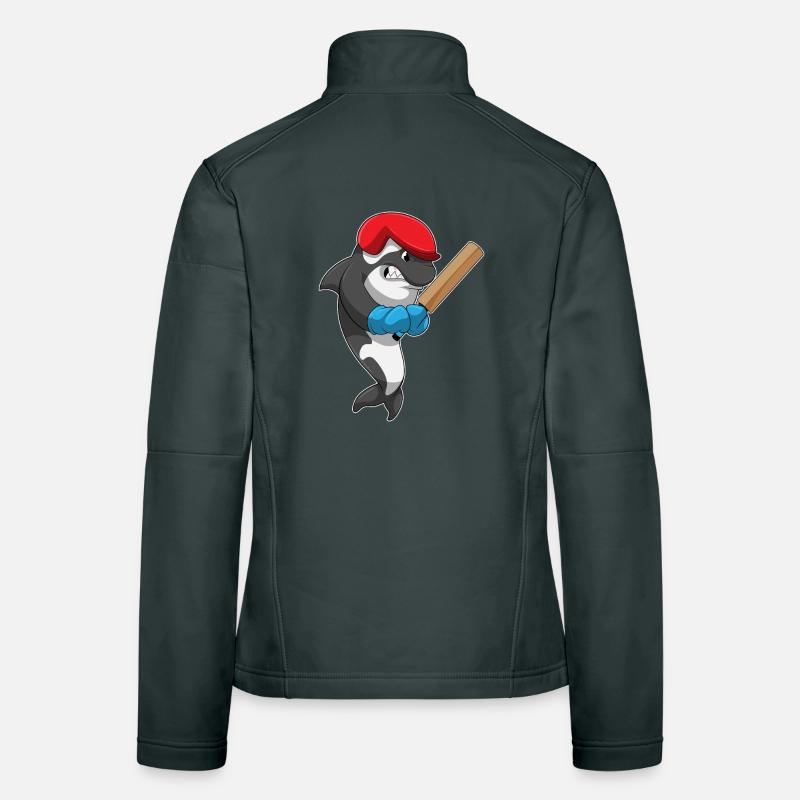Killerwal Cricket Cricketschläger Frauen Softshelljacke