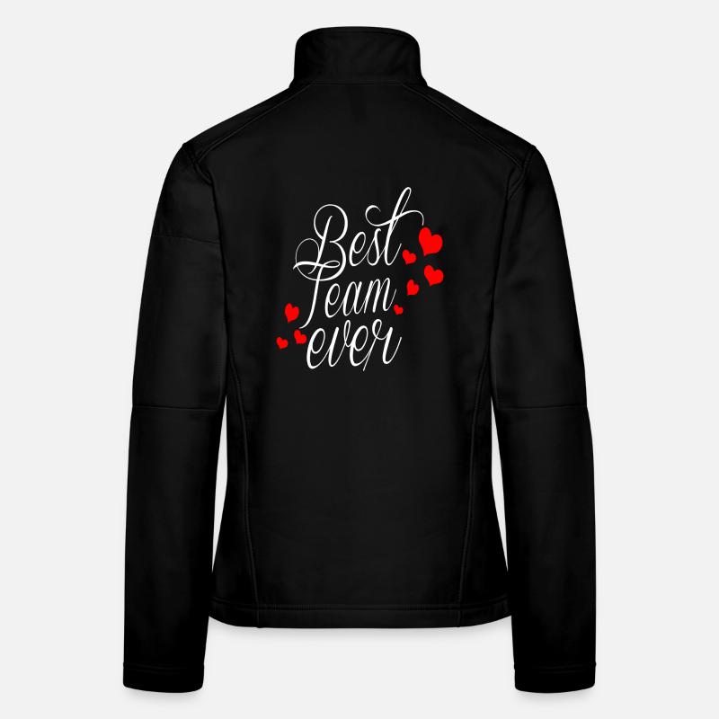 MEILLEURE ÉQUIPE DE TOUS LES TEMPS Veste en tissu softshell Femme