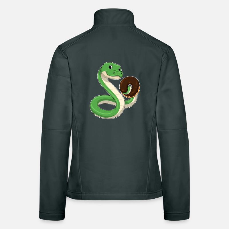 Snake Donut Women's Softshell Jacket