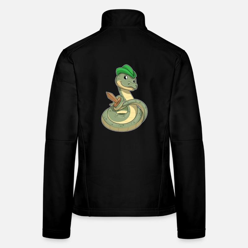 Épée Serpent Veste en tissu softshell Femme