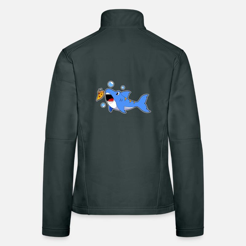 Pêche à l’hameçon pour pêcher au requin Veste en tissu softshell Femme