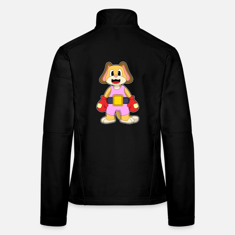 Hund Boxer Boxhandschuhe Boxen Frauen Softshelljacke