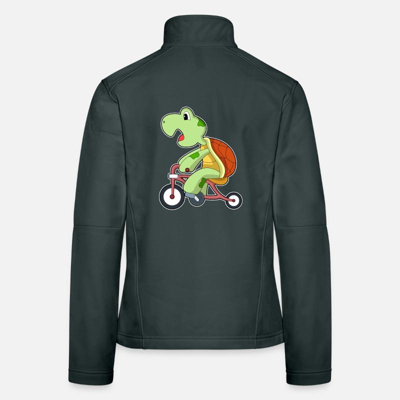Turtle Bicycle Women's Softshell Jacket