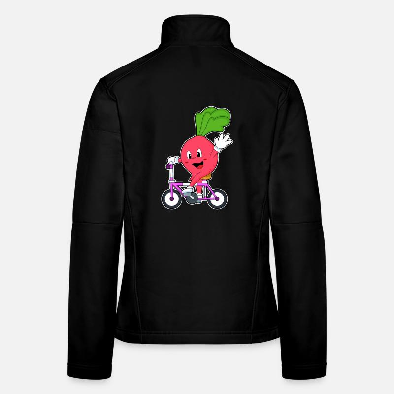 Vélo radis Veste en tissu softshell Femme