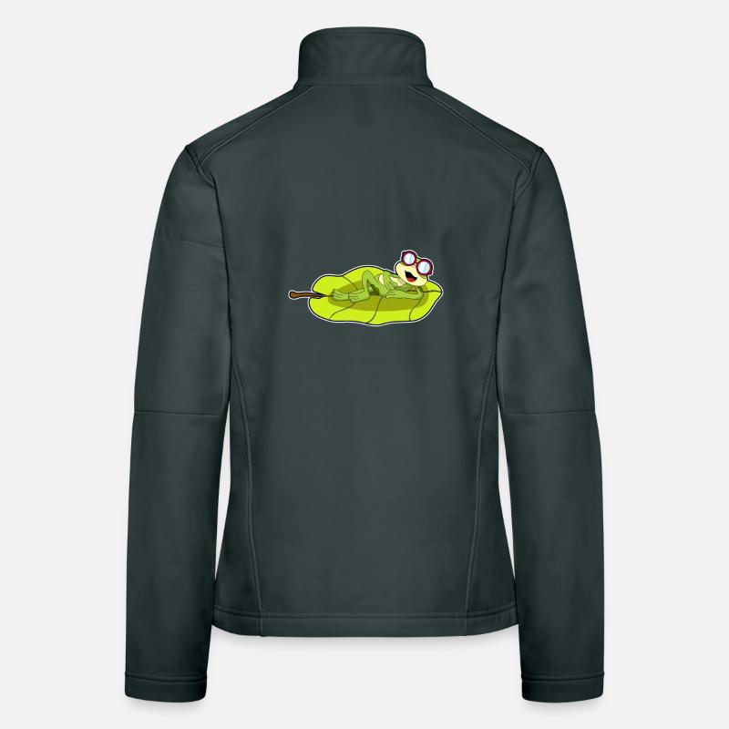 Frosch Brille Frauen Softshelljacke
