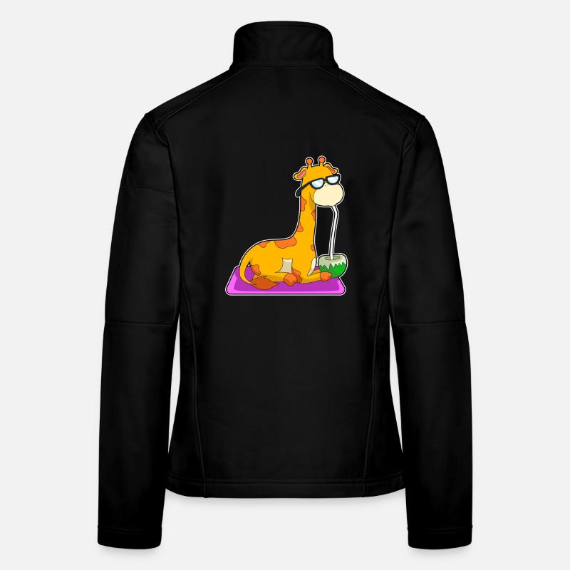 Giraffe Coconut Women's Softshell Jacket