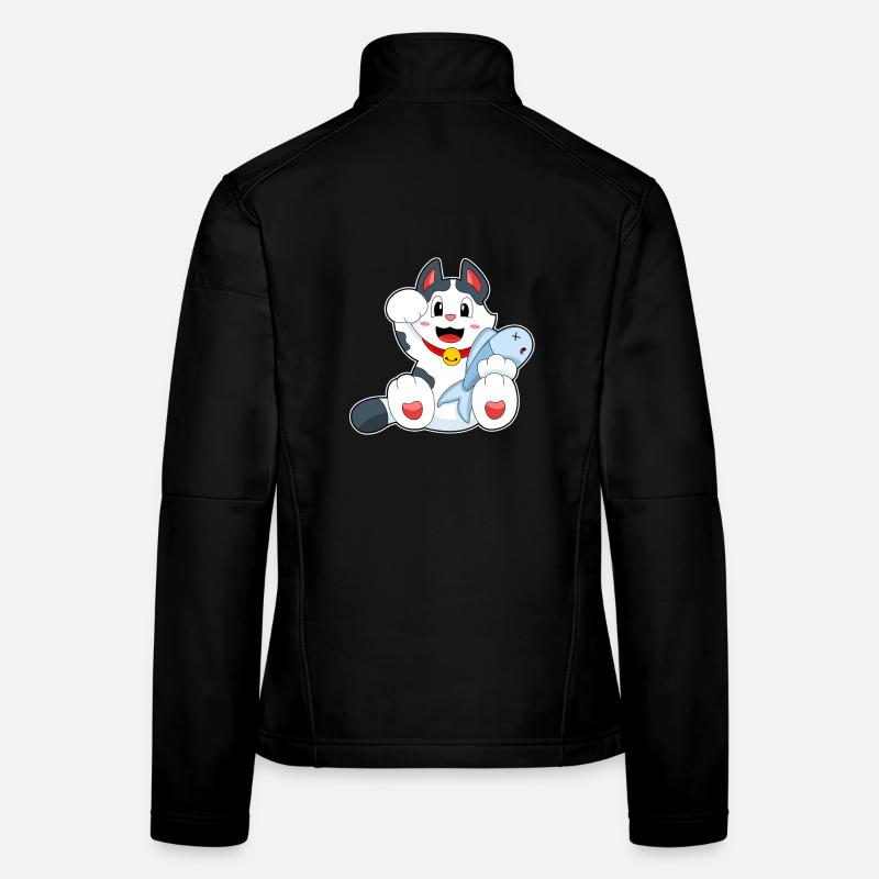 Poisson-chat Veste en tissu softshell Femme
