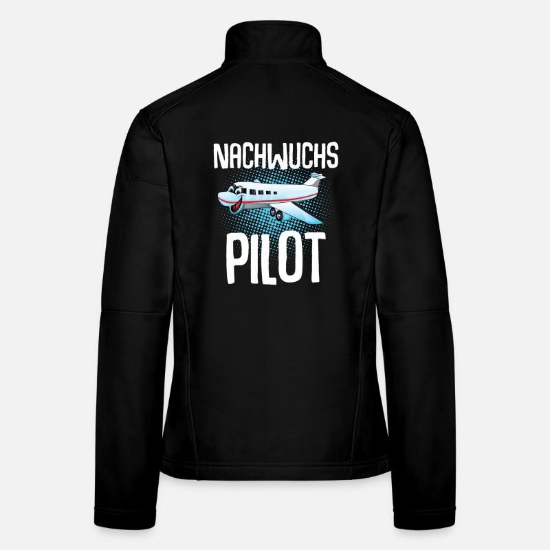 Pilot Kinder Nachwuchs Frauen Softshelljacke