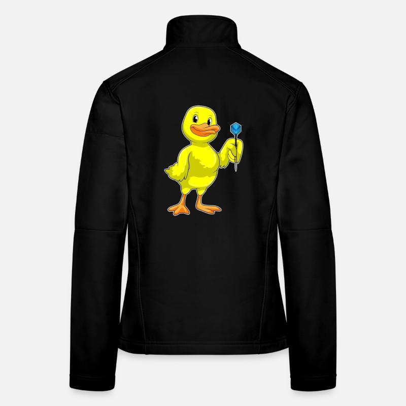 Fléchette de canard Veste en tissu softshell Femme
