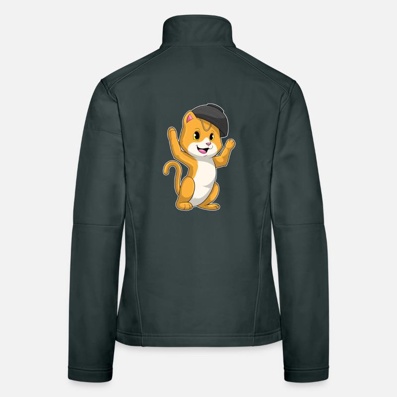 Cuisine de ramen de Chef Chat Veste en tissu softshell Femme