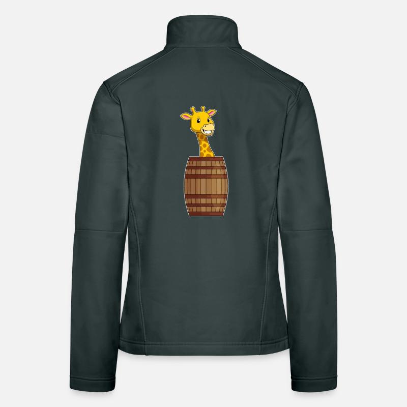 Giraffe Barrel Women's Softshell Jacket