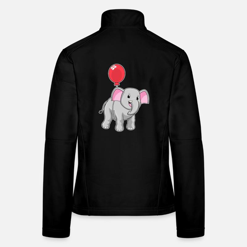 Ballon éléphant Veste en tissu softshell Femme